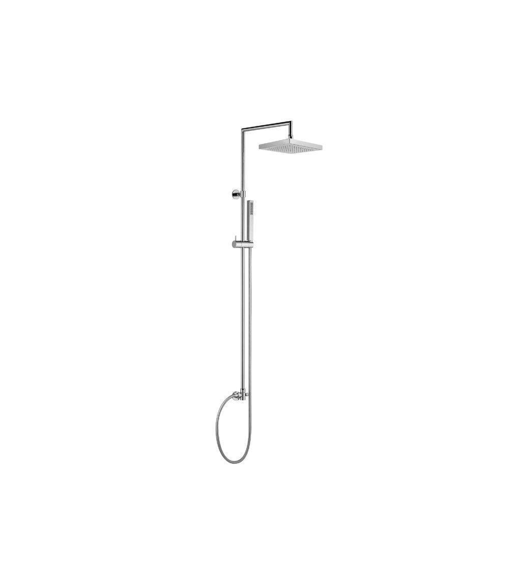 Colonne de douche Techno Aquaelite de tête 200 x 200 mm ABS chromé