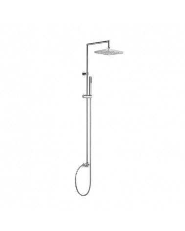 Colonne de douche Techno Aquaelite de tête 200 x 200 mm ABS chromé