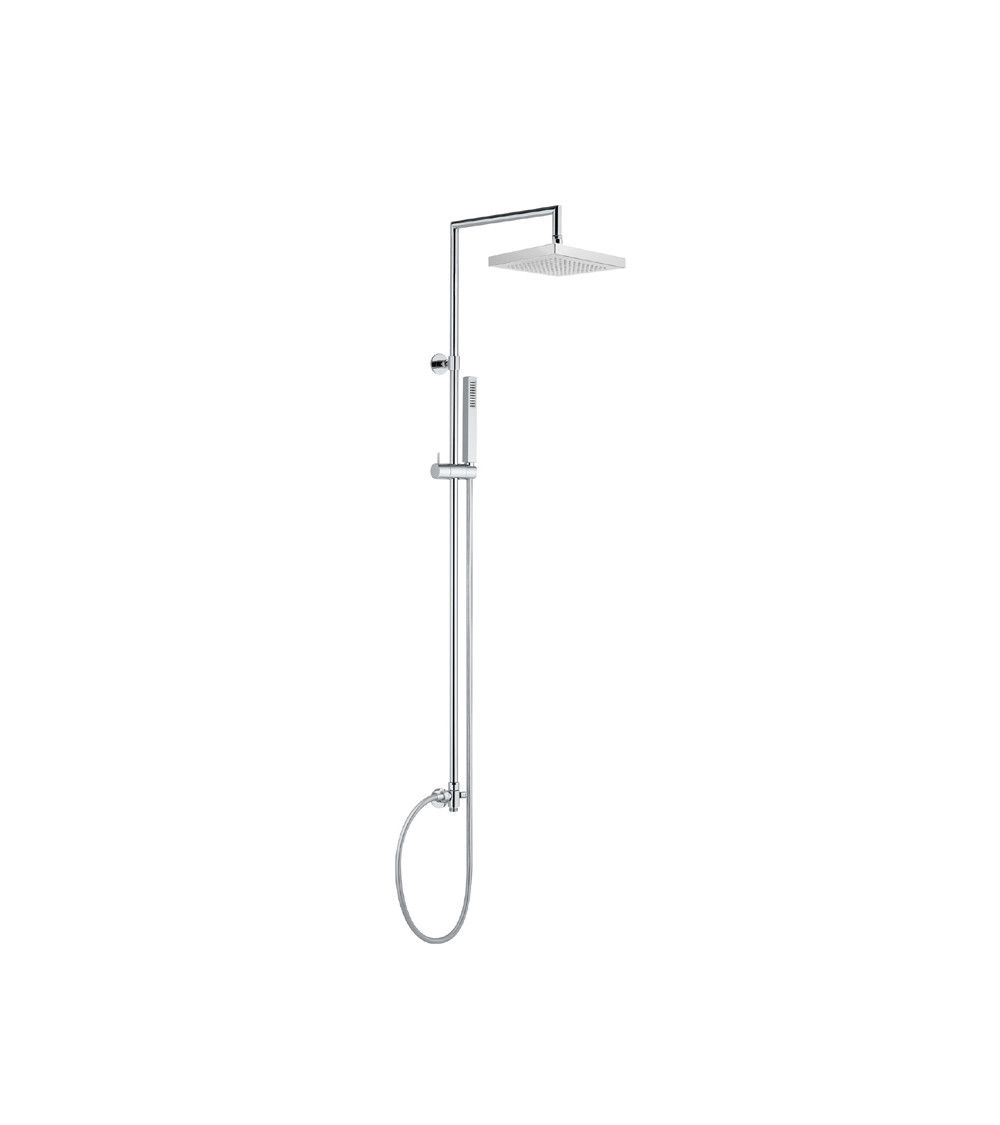 Colonne de douche Techno Aquaelite de tête 200 x 200 mm ABS chromé