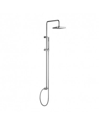 Colonne de douche Fusion Aquaelite de tête 200 x 200 mm ABS chromé