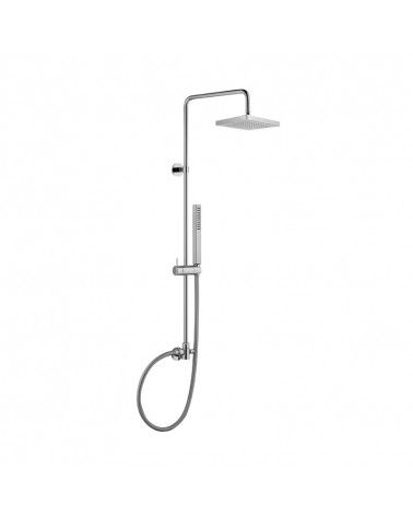 Colonne de douche Basic Aquaelite de tête 200 x 200 mm ABS chromé