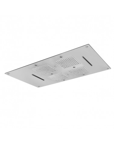 Plafond de douche à encastrer à faux plafond Rock Aquaelite 850 x 540 mm