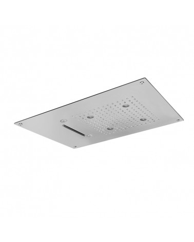 Plafond de douche à encastrer à faux plafond Rock Aquaelite 550 x 400 mm