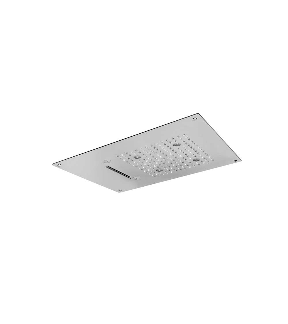 Plafond de douche à encastrer à faux plafond Rock Aquaelite 550 x 400 mm