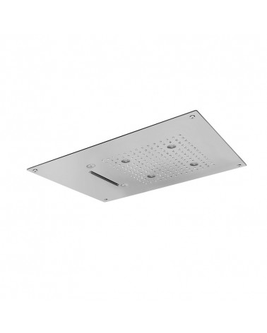 Plafond de douche à encastrer à faux plafond Rock Aquaelite 550 x 400 mm