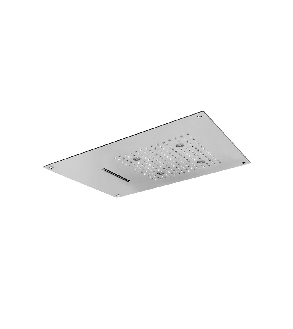 Plafond de douche à encastrer à faux plafond Rock Aquaelite 550 x 400 mm