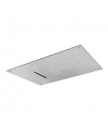 Plafond de douche à encastrer à faux plafond Rock Aquaelite 550 x 400 mm