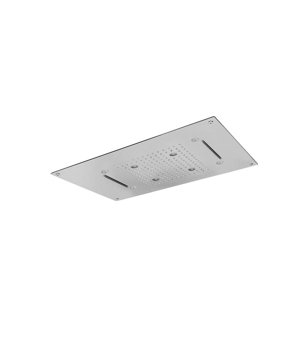 Plafond de douche à encastrer à faux plafond Rock Aquaelite 700 x 400 mm