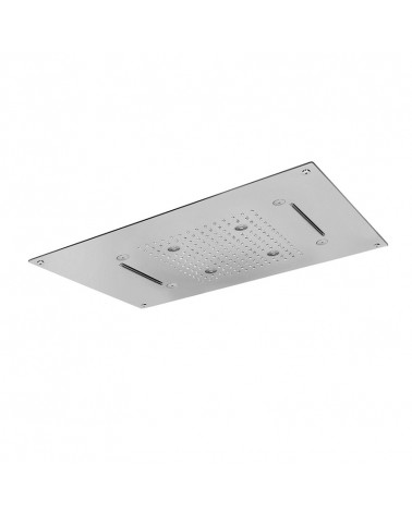 Plafond de douche à encastrer à faux plafond Rock Aquaelite 700 x 400 mm