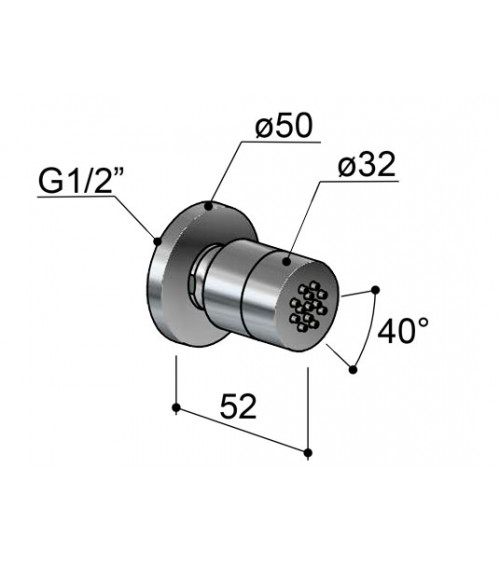 Body-jet latéral Mate Hotbath