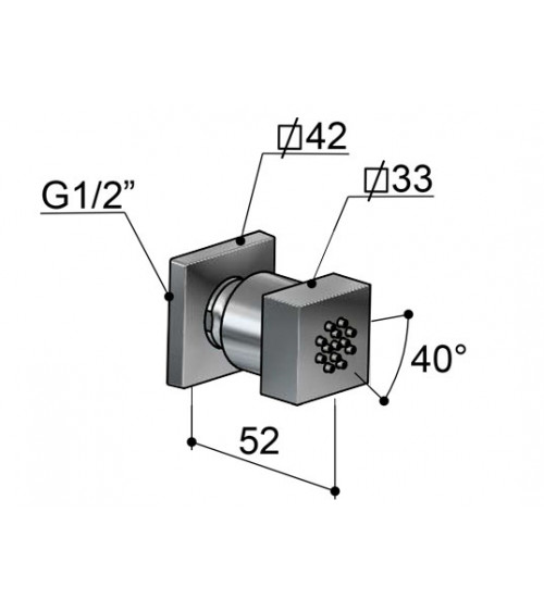 Body-jet latéral Mate Hotbath