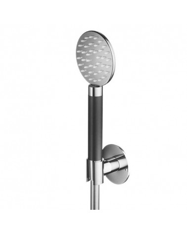 Kit de douche avec support douchette, flexible et douchette diamètre 9 cm Cobber Hotbath chromé