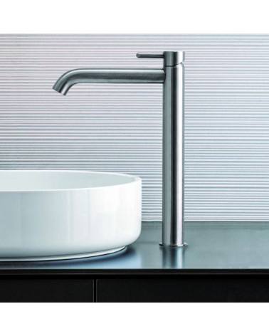 Mitigeur lavabo mi-haut IX Cristina Ondyna inox aisi 316L