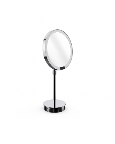 Miroir cosmétique Just Look SR LED avec éclairage grossissement 5x rechargable Decor Walther chromé